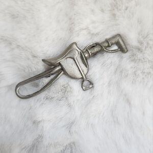 Vintage English Saddle Brooch